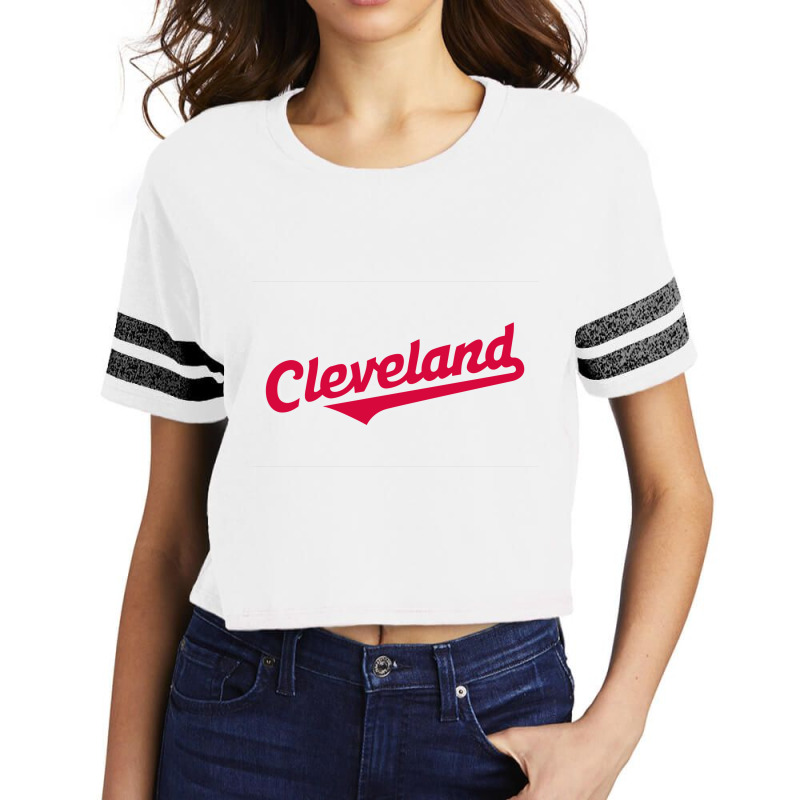 Text In | Cleveland.indiansw | Baseball Scorecard Crop Tee | Artistshot