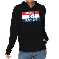 Saturday Is A Rugby Day Lightweight Hoodie | Artistshot