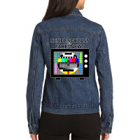 Graphic Music Propaganda Gifts Women Ladies Denim Jacket | Artistshot