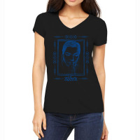 Retro Cartoon  Songwriter Day Gift Women's V-neck T-shirt | Artistshot