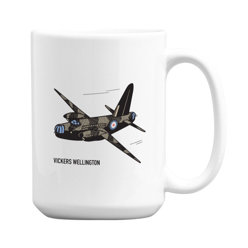 Wellington British Ww2 Bomber Plane Art 15 Oz Coffee Mug | Artistshot