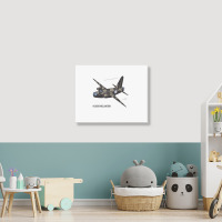 Wellington British Ww2 Bomber Plane Art Landscape Canvas Print | Artistshot