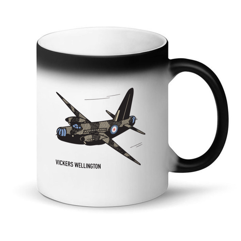 Wellington British Ww2 Bomber Plane Art Magic Mug | Artistshot