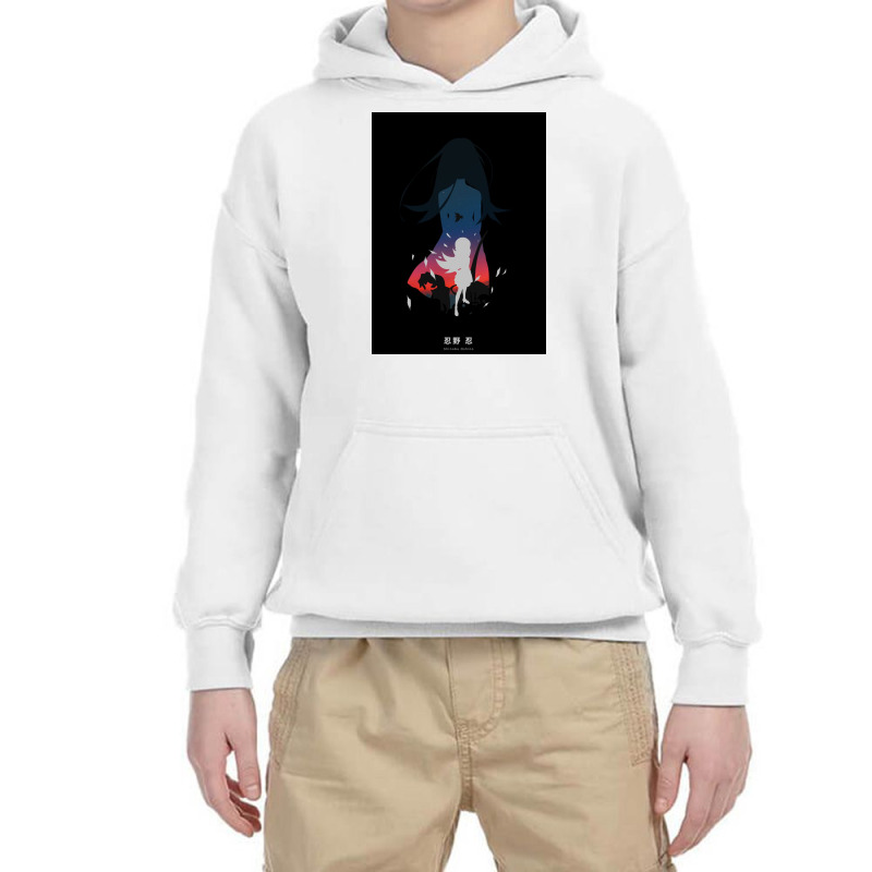 Shinobu Oshino Star Falls Down Youth Hoodie by ijunk | Artistshot