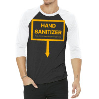 Hand Sanitizer Funny Adult Yellow Humor Mens Xmas Gag Premium T Shirt 3/4 Sleeve Shirt | Artistshot