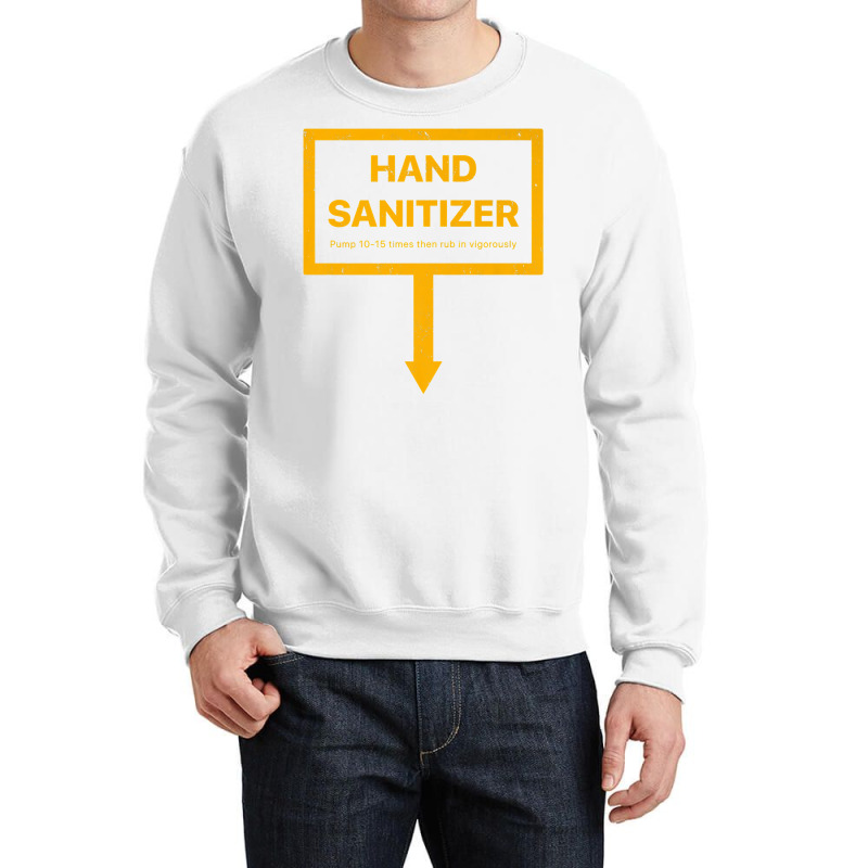 Hand Sanitizer Funny Adult Yellow Humor Mens Xmas Gag Premium T Shirt Crewneck Sweatshirt by loreyviwootenm | Artistshot