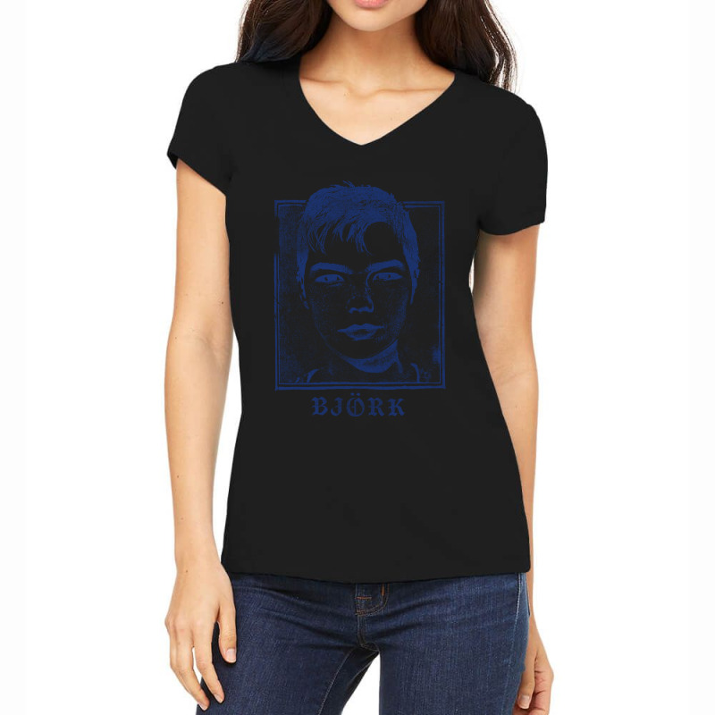 Vintage Movies Bjorks Retro Women's V-Neck T-Shirt by Artist-Mauricio | Artistshot