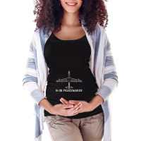 Convair B 36 Peacemaker Airplane Aircraft Blueprint Plane Maternity Scoop Neck T-shirt | Artistshot