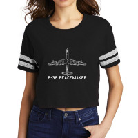 Convair B 36 Peacemaker Airplane Aircraft Blueprint Plane Scorecard Crop Tee | Artistshot