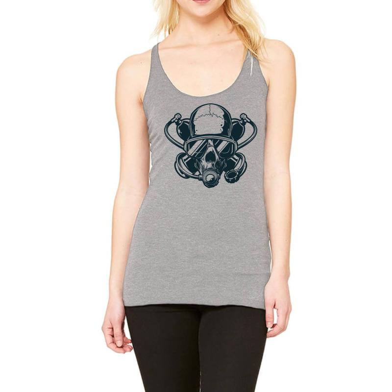 Scuba Diver Twinset Diving Theme Racerback Tank by ShelaRenayKaeser | Artistshot