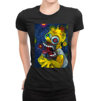 Playing  Devil Homer  For Mens Womens Ladies Fitted T-shirt | Artistshot