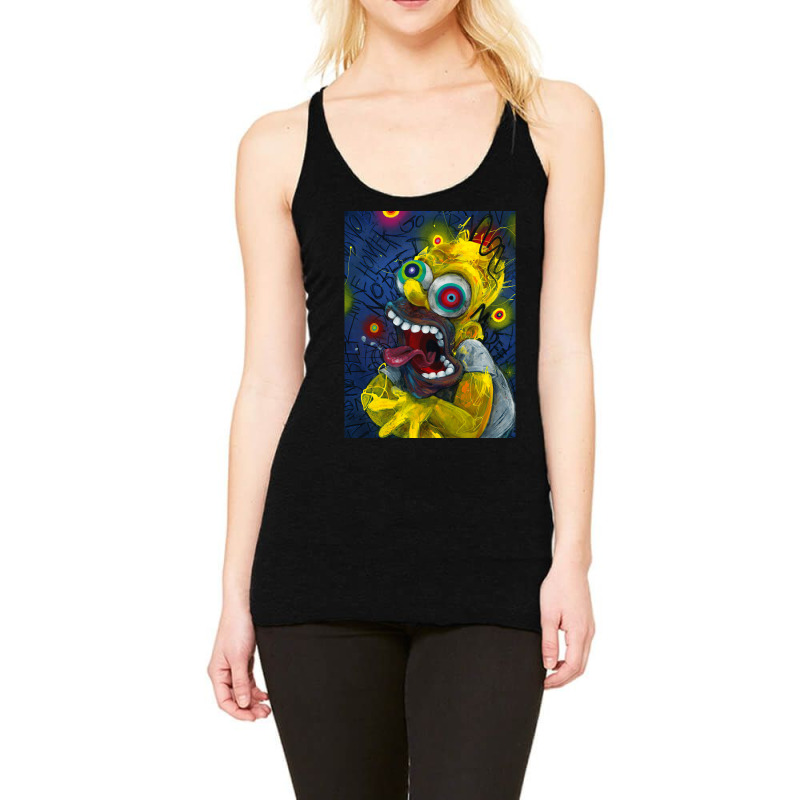 Playing  Devil Homer  For Mens Womens Racerback Tank by ArtistKingston | Artistshot