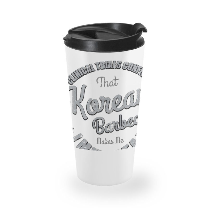 Clinical Trials Confirm   Vintage Korean Barbecue Theme T Shirt Travel Mug | Artistshot