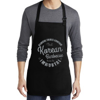 Clinical Trials Confirm   Vintage Korean Barbecue Theme T Shirt Medium-length Apron | Artistshot