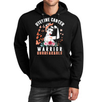 Uterine Cancer Awareness Warrior Unbreakable Strong Woman Unisex Hoodie | Artistshot