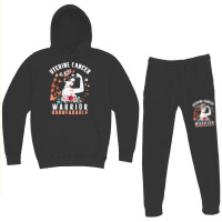 Uterine Cancer Awareness Warrior Unbreakable Strong Woman Hoodie & Jogger Set | Artistshot