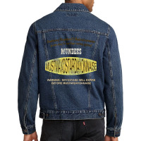 Music Vintage Retro Cross Triangle Men Women Men Denim Jacket | Artistshot