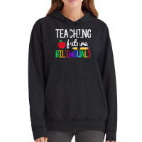 Teaching Future Bilinguals, Bilingual Spanish Teacher T Shirt Vintage Hoodie | Artistshot