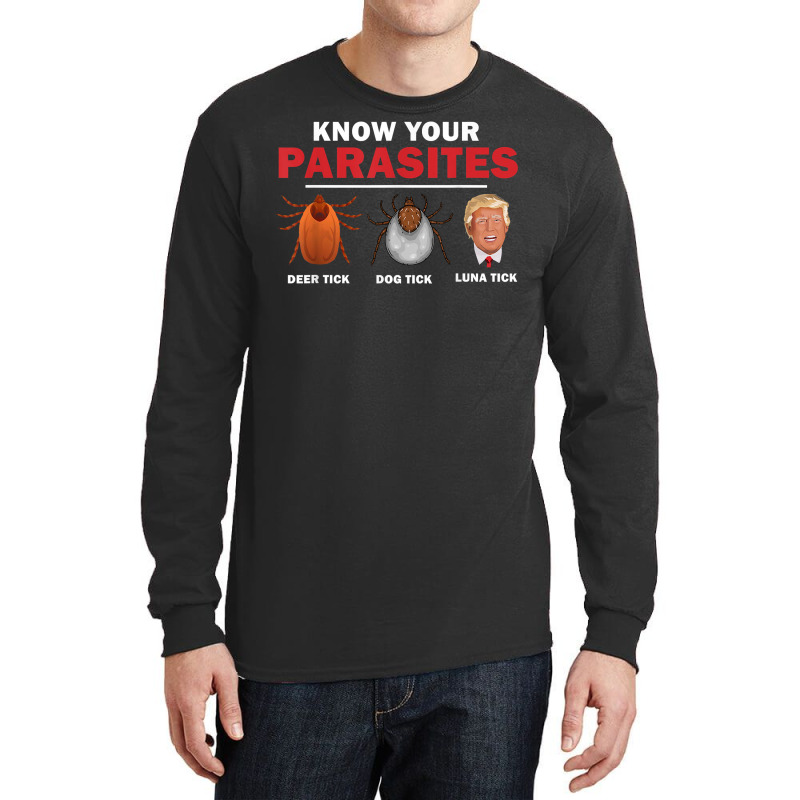 Retro Know Your Parasites Luna Tick Anti Trump 86 45 Gift T Shirt Long Sleeve Shirts by milkeyderamse | Artistshot