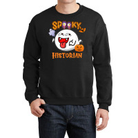 Boo Halloween Costume Spooky Historian T Shirt Crewneck Sweatshirt | Artistshot