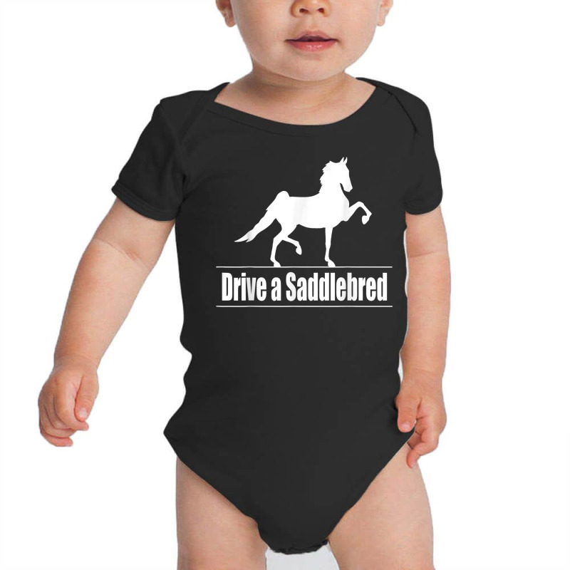 American Saddlebred Horse Leather Horse Driving Harness Baby Bodysuit | Artistshot