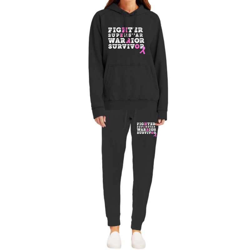 Womens Fighter Superstar Warrior Survivor Hoodie & Jogger Set | Artistshot