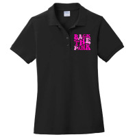 Funny Man Pink Ribbon For Men Women Ladies Polo Shirt | Artistshot