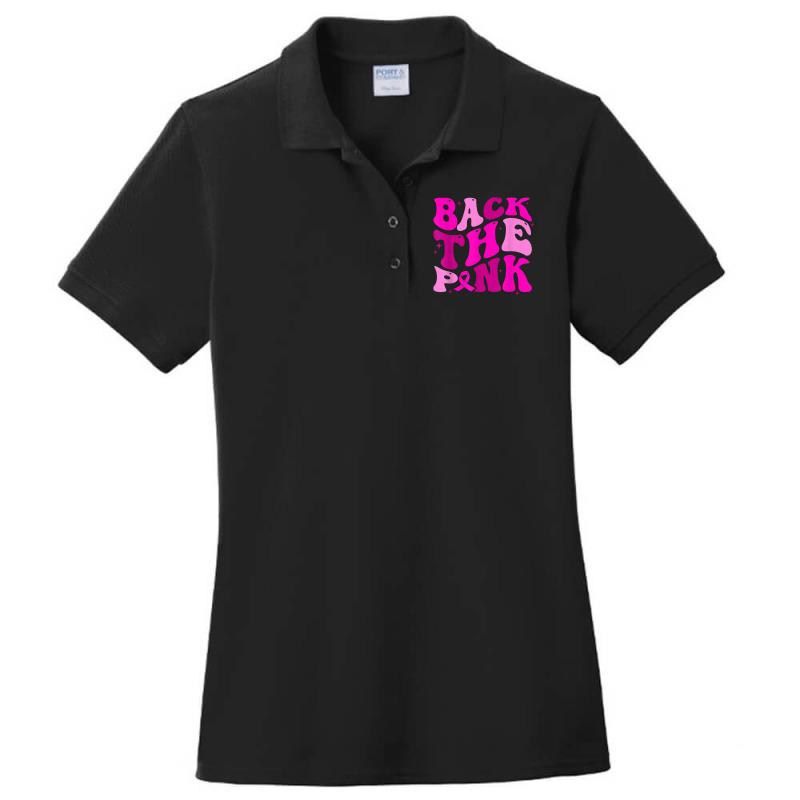 Funny Man Pink Ribbon For Men Women Ladies Polo Shirt by MadisonDesign | Artistshot