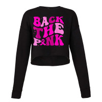 Funny Man Pink Ribbon For Men Women Cropped Sweater | Artistshot