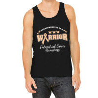 Womens Granddaughter Of A Warrior Endometrial Cancer Awareness Tank Top | Artistshot