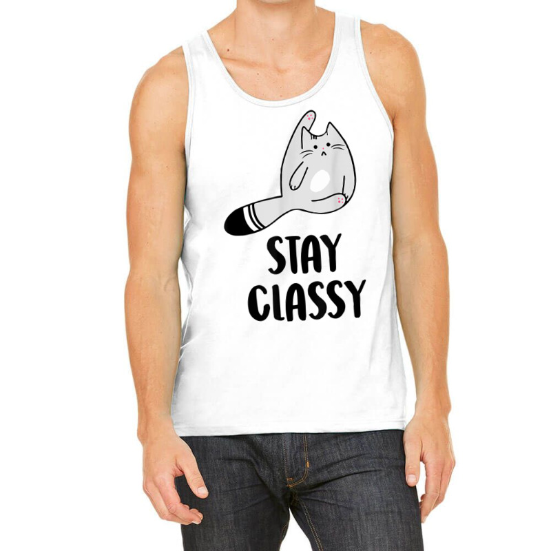 Cat Lover Tshirt Stay Classy Tshirt Animal Calssy Tshirt Tank Top | Artistshot