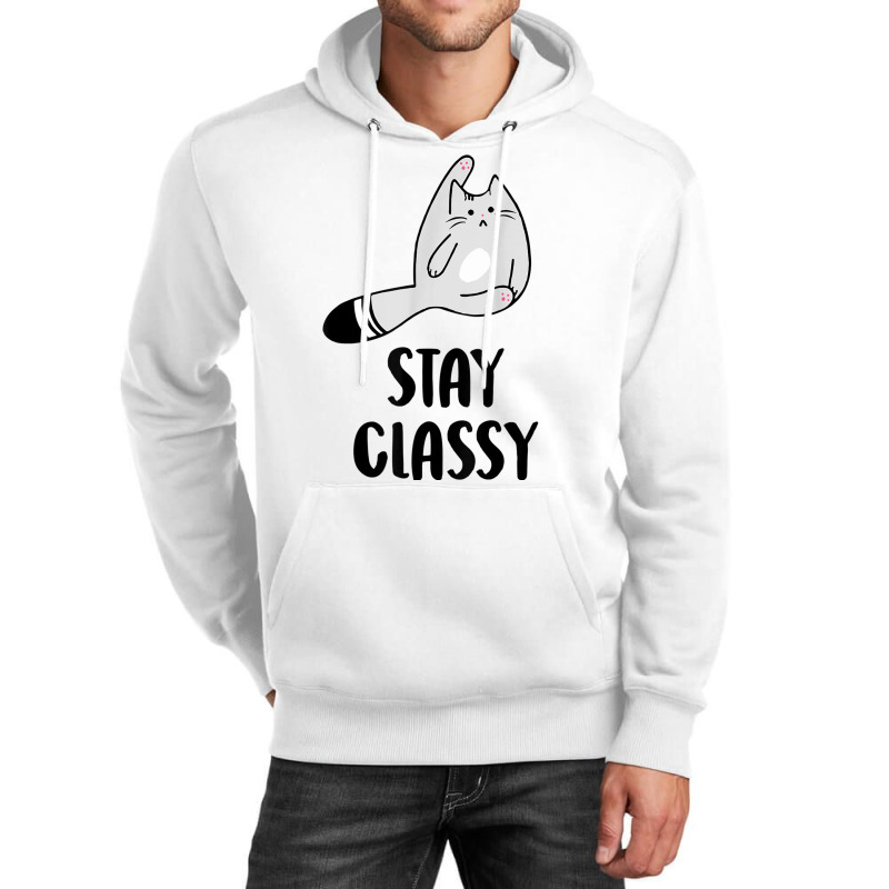 Cat Lover Tshirt Stay Classy Tshirt Animal Calssy Tshirt Unisex Hoodie | Artistshot