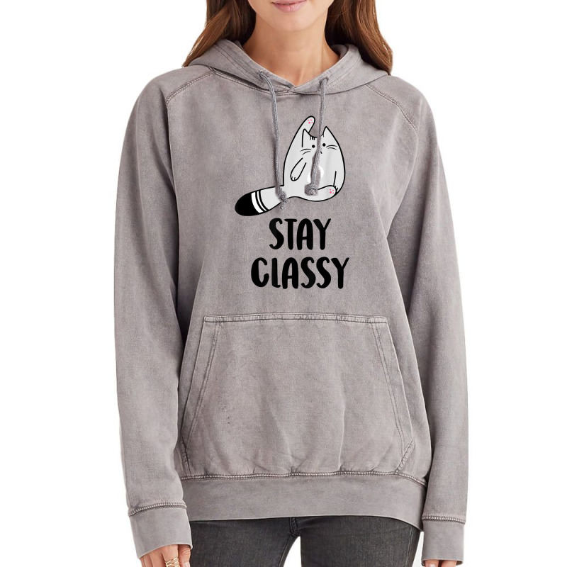 Cat Lover Tshirt Stay Classy Tshirt Animal Calssy Tshirt Vintage Hoodie | Artistshot