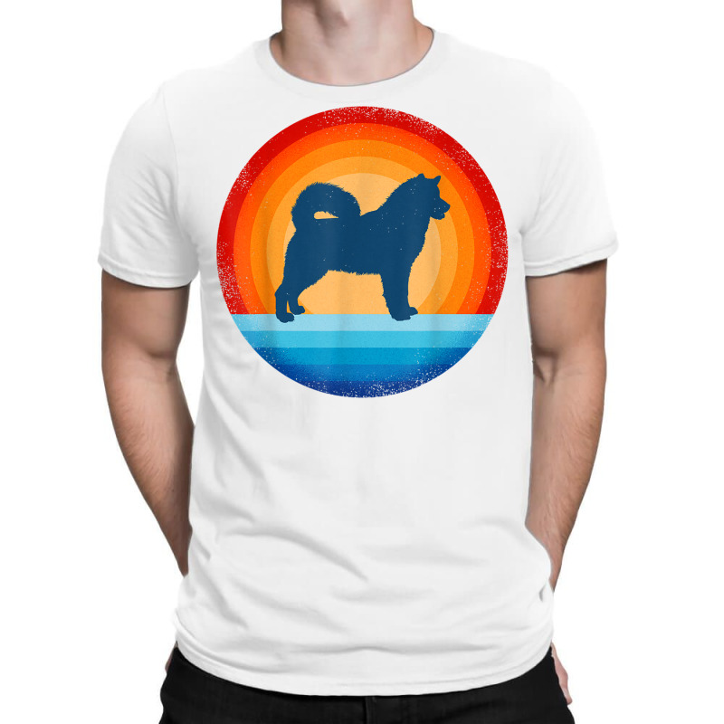 Alaskan Malamute Retro Vintage 60s 70s Sunset Dog Lovers Men T Shirt T-shirt | Artistshot