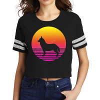 Siberian Husky Dog 70s 80s Vintage Retro Siberian Husky Premium Scorecard Crop Tee | Artistshot