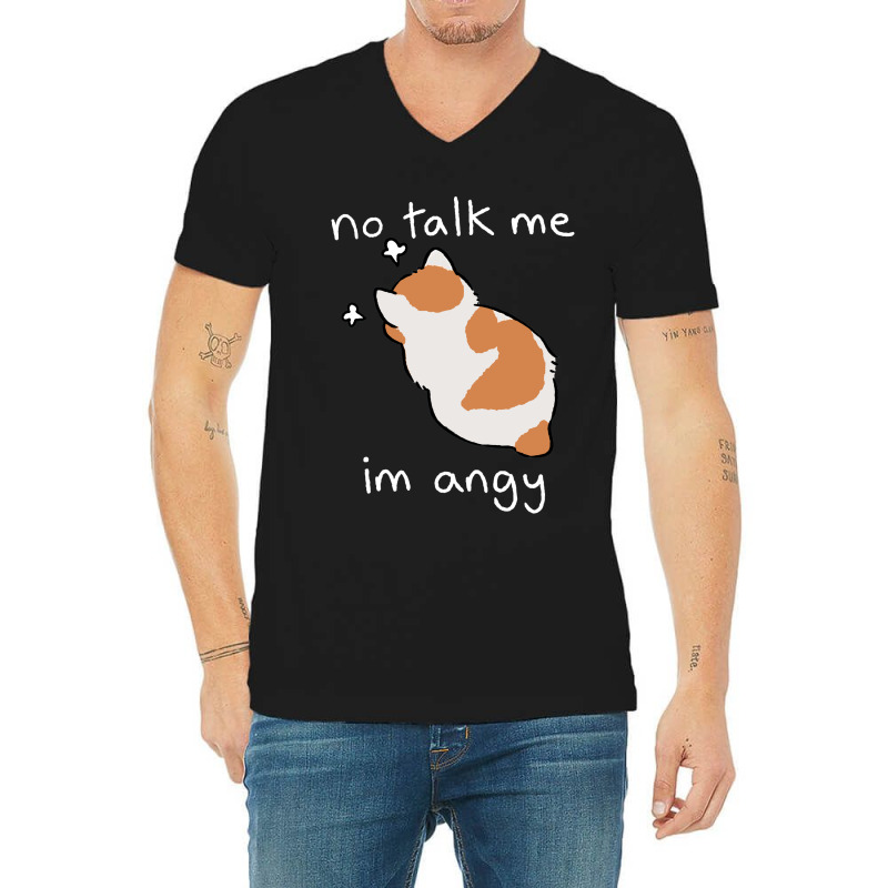 No Talk Me V-neck Tee | Artistshot