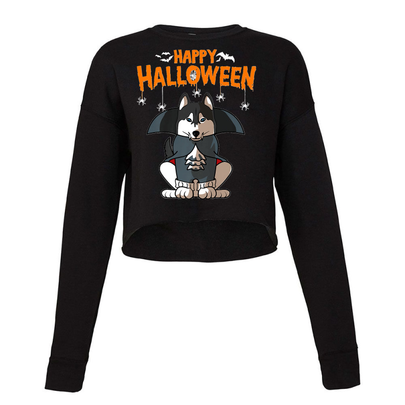 Siberian Husky Halloween Costume Dog Owner Premium Cropped Sweater by LeonelSalas | Artistshot