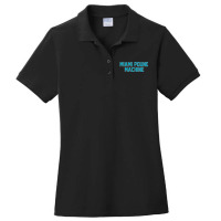 Miami Pound Machine Ladies Polo Shirt | Artistshot