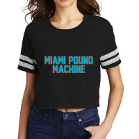 Miami Pound Machine Scorecard Crop Tee | Artistshot