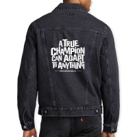 Champion Will Fight Men Denim Jacket | Artistshot