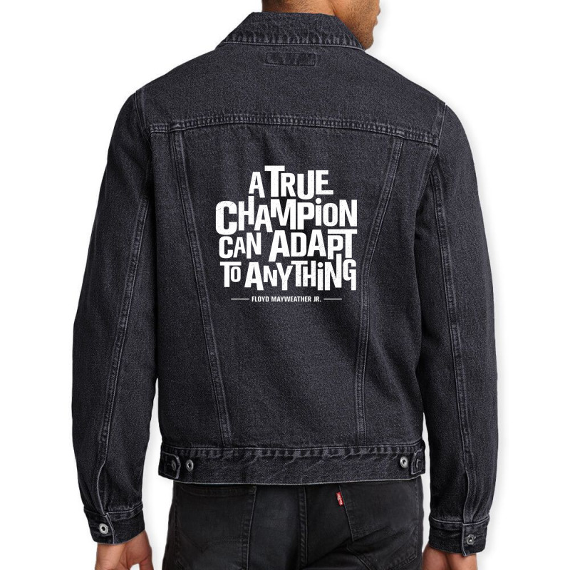 Champion Will Fight Men Denim Jacket | Artistshot