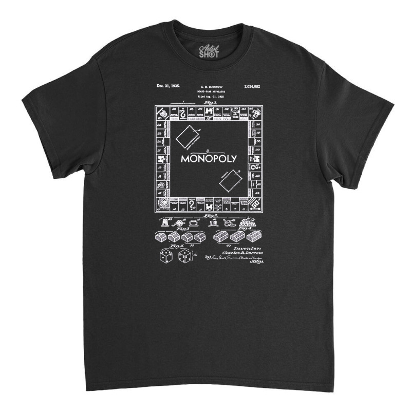 Monopoly Patent, Monopoly Patents, The Monopoly Patent, Monopoly, Pate Classic T-shirt by ELMAV | Artistshot