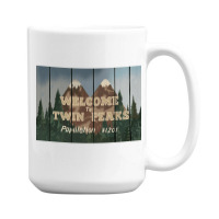 Twin Peaks Inspireds, Twin Peaks Inspireds Vintage, Twin Peaks Inspire 15 Oz Coffee Mug | Artistshot