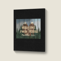 Twin Peaks Inspireds, Twin Peaks Inspireds Vintage, Twin Peaks Inspire Portrait Canvas Print | Artistshot