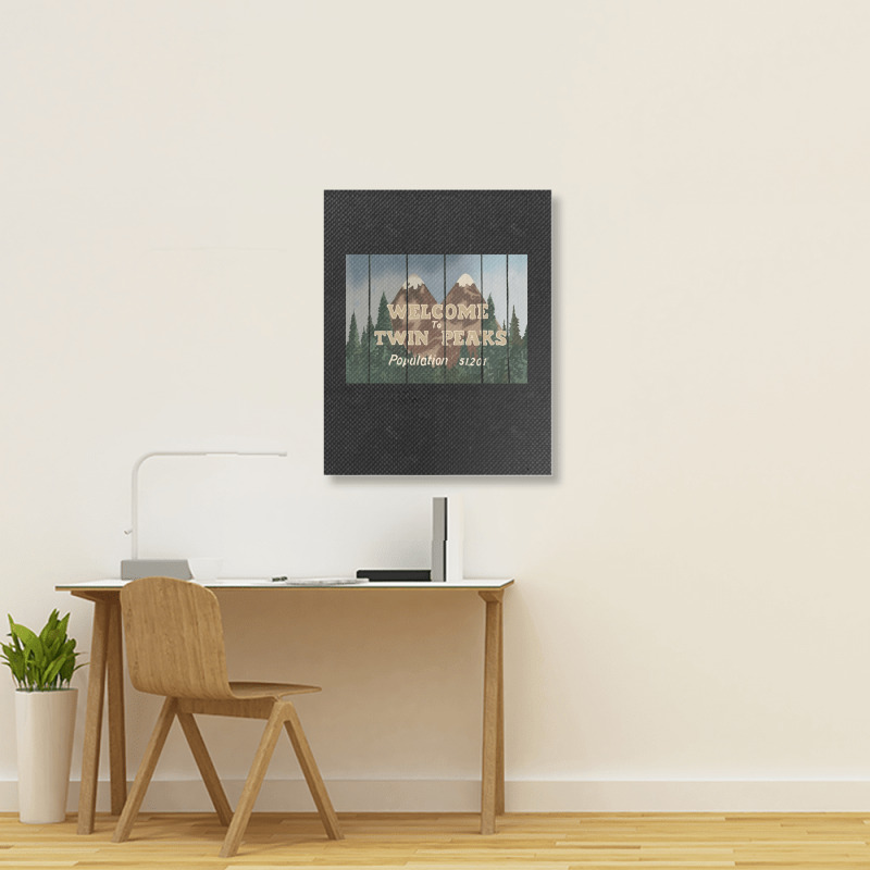 Twin Peaks Inspireds, Twin Peaks Inspireds Vintage, Twin Peaks Inspire Portrait Canvas Print | Artistshot