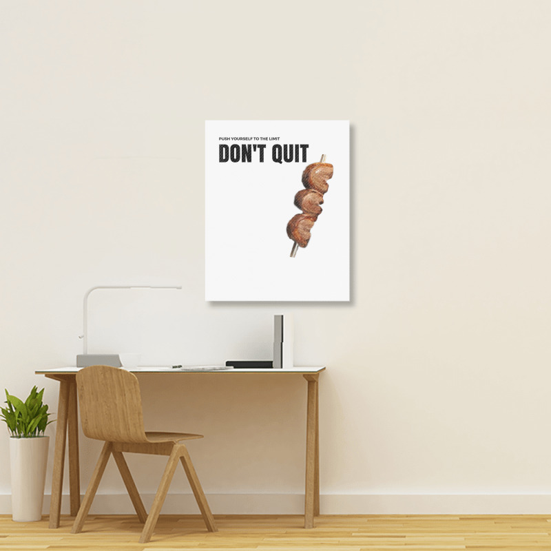 Churrascaria, All You Can Eat Shirt Steak, Meat Portrait Canvas Print | Artistshot