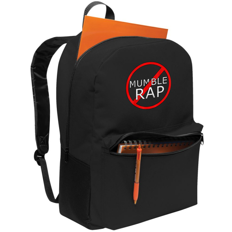 Stop Mumble Rap Hiphop Design Backpack | Artistshot