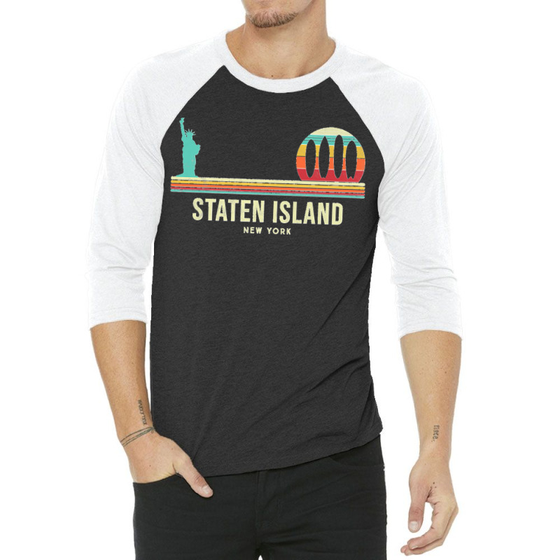 Staten Island New York Premium 3/4 Sleeve Shirt by LeonelSalas | Artistshot