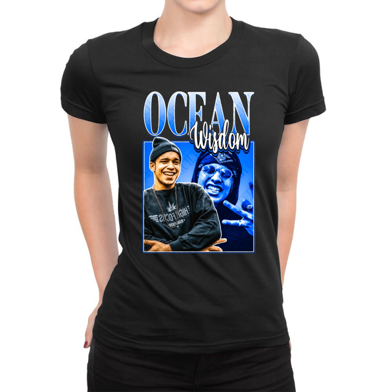 Ocean Wisdom, The Ocean Wisdom, Ocean Wisdoms, Ocean, Wisdom, Ocean Wi Ladies Fitted T-Shirt by ELMAV | Artistshot