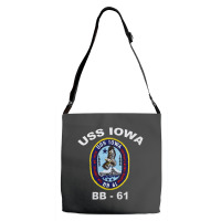 Uss Iowas, Uss Iowas Vintage, Uss Iowas Art, Uss Iowas Painting, The U Adjustable Strap Totes | Artistshot